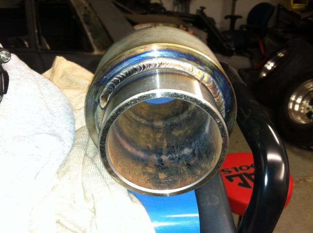 Straightening and welding up an 8.8 axle housing